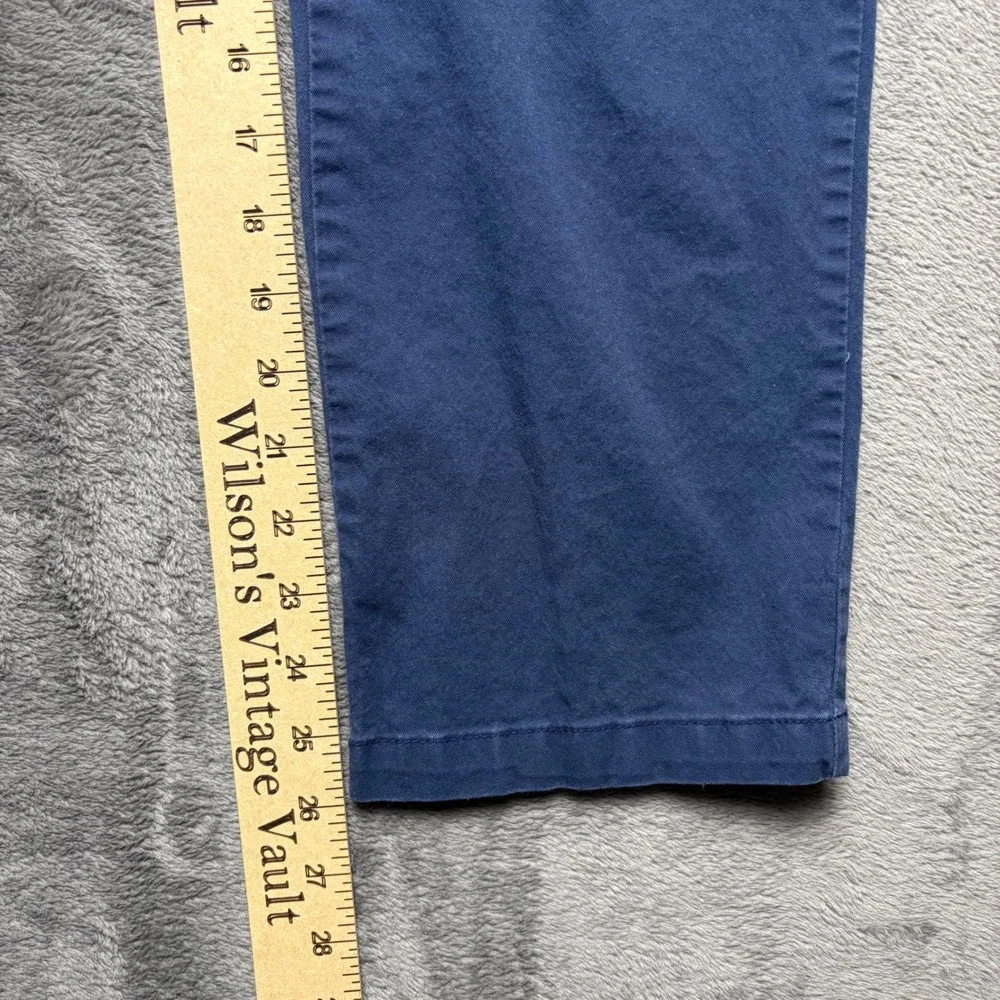 Polo Ralph Lauren Chino Pants Boys 14 Navy Blue Straight Leg Cotton Blend